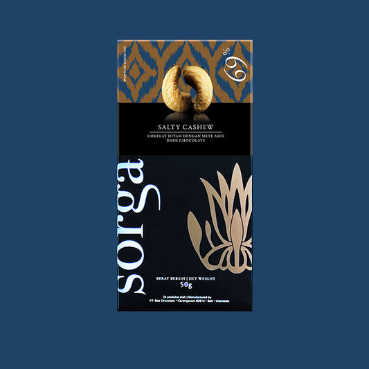 Sorga Chocolate Salty Cashew 69% Dark Chocolate